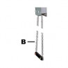 Option B1 - Dispositif de blocage Inox (agroalimentaire)