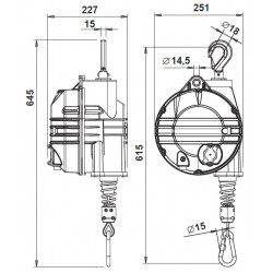 Tool rope balancer 9508