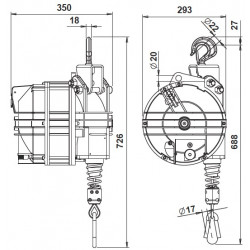 Tool rope balancer 9456G