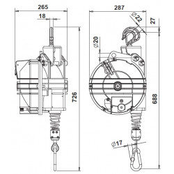 Tool rope balancer 9434